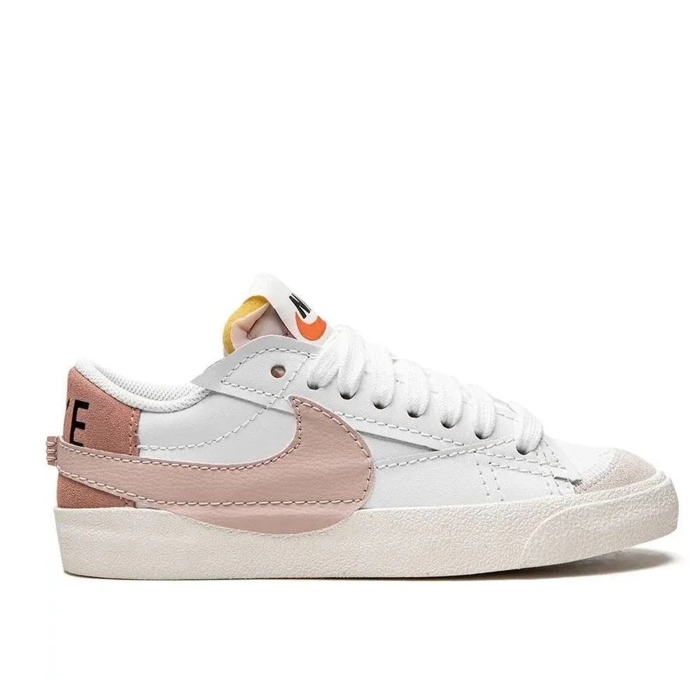 Nike Blazer‎ Low 77 Sneakers Jumbo White Pink Oxford Retro DQ1470-102 Womens 11